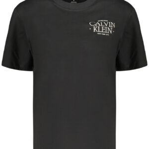 CALVIN KLEIN T-SHIRT MANICHE CORTE DONNA NERO
