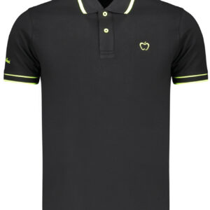 BACI&ABBRACCI POLO MANICHE CORTE UOMO NERO