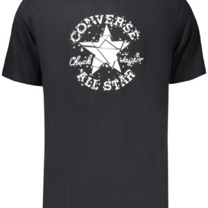CONVERSE T-SHIRT MANICHE CORTE UOMO NERO