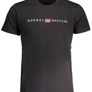 NORWAY 1963 T-SHIRT MANICHE CORTE UOMO NERO