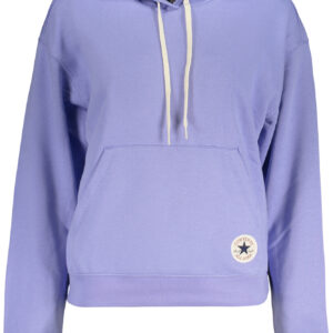 CONVERSE FELPA SENZA ZIP DONNA VIOLA