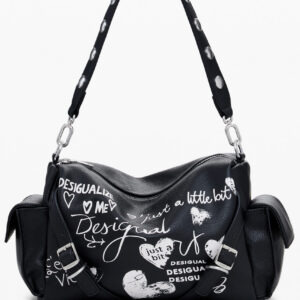 DESIGUAL BORSA DONNA NERO