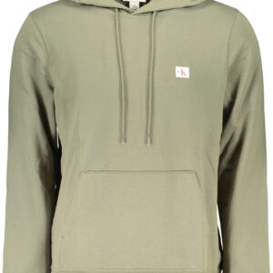 CALVIN KLEIN FELPA SENZA ZIP UOMO VERDE