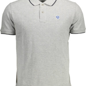 NORTH SAILS POLO MANICHE CORTE UOMO GRIGIO