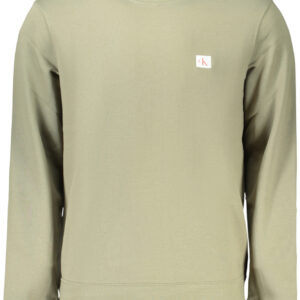 CALVIN KLEIN FELPA SENZA ZIP UOMO VERDE