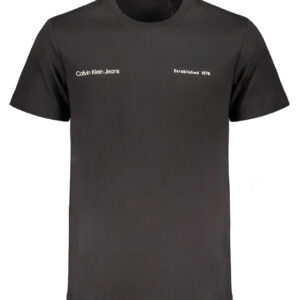 CALVIN KLEIN T-SHIRT MANICHE CORTE UOMO NERO