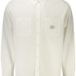 GUESS JEANS CAMICIA MANICHE LUNGHE UOMO BIANCO