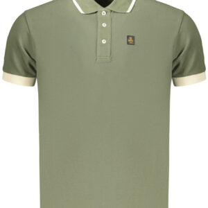 REFRIGIWEAR POLO MANICHE CORTE UOMO VERDE
