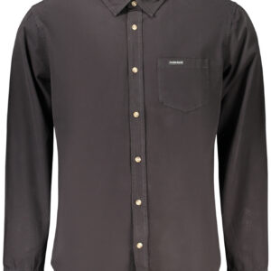 GUESS JEANS CAMICIA MANICHE LUNGHE UOMO NERO