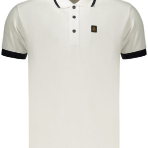 REFRIGIWEAR POLO MANICHE CORTE UOMO BIANCO