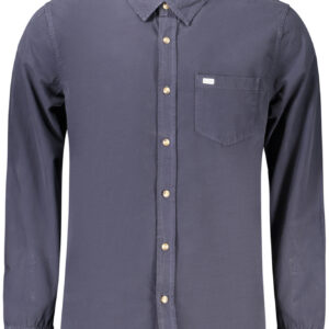 GUESS JEANS CAMICIA MANICHE LUNGHE UOMO BLU