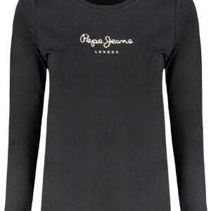 PEPE JEANS T-SHIRT MANICHE LUNGHE DONNA NERO