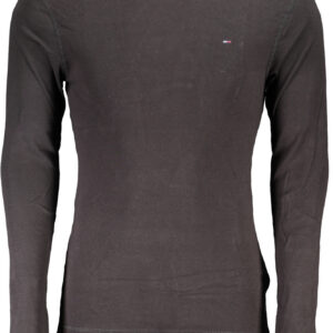TOMMY HILFIGER T-SHIRT MANICHE LUNGHE UOMO NERO