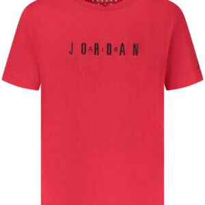 JORDAN T-SHIRT MANICHE CORTE BAMBINO ROSSO
