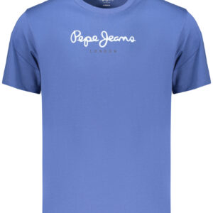 PEPE JEANS T-SHIRT MANICHE CORTE UOMO BLU