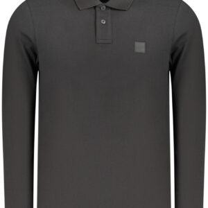 BOSS POLO MANICHE LUNGHE UOMO NERO