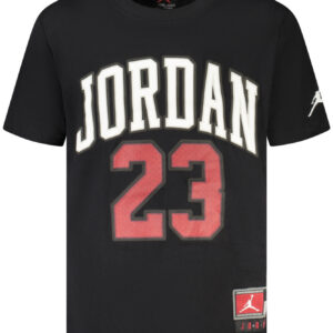 JORDAN T-SHIRT MANICHE CORTE BAMBINO NERO