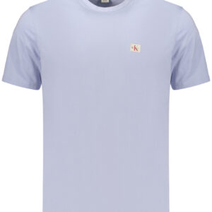 CALVIN KLEIN T-SHIRT MANICHE CORTE UOMO AZZURRO