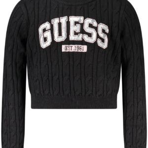GUESS JEANS MAGLIONE BAMBINA NERO