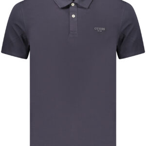 GUESS JEANS POLO MANICHE CORTE UOMO BLU