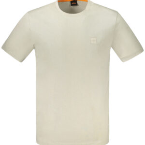HUGO BOSS T-SHIRT MANICHE CORTE UOMO BEIGE