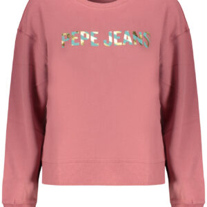 PEPE JEANS FELPA SENZA ZIP DONNA ROSA