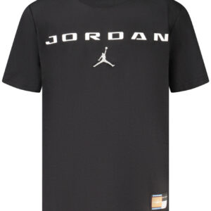 JORDAN T-SHIRT MANICHE CORTE BAMBINO NERO