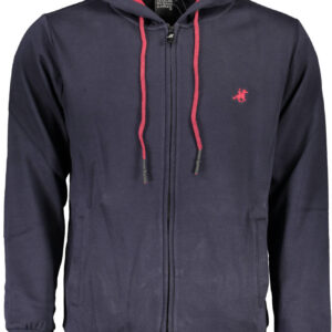 U.S. GRAND FELPA CON ZIP UOMO BLU