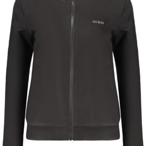 GUESS JEANS FELPA CON ZIP DONNA NERO