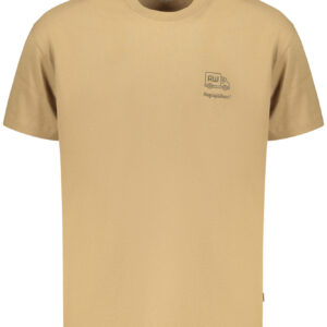 REFRIGIWEAR T-SHIRT MANICHE CORTE UOMO MARRONE