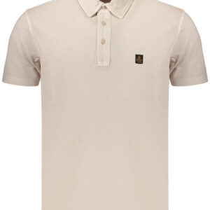REFRIGIWEAR POLO MANICHE CORTE UOMO BEIGE