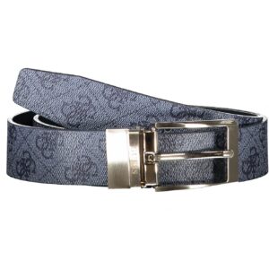 GUESS JEANS CINTURA IN PELLE UOMO BLU