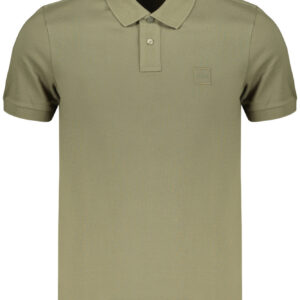 BOSS POLO MANICHE CORTE UOMO VERDE
