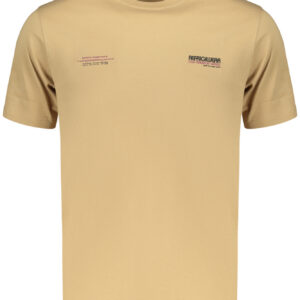 REFRIGIWEAR T-SHIRT MANICHE CORTE UOMO MARRONE
