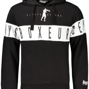 BOXEUR DES RUES FELPA SENZA ZIP UOMO NERO