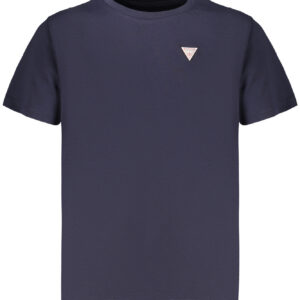 GUESS JEANS T-SHIRT MANICHE CORTE BAMBINO BLU