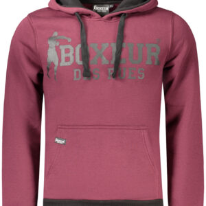 BOXEUR DES RUES FELPA SENZA ZIP UOMO ROSSO