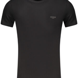 GUESS JEANS T-SHIRT MANICHE CORTE UOMO NERO