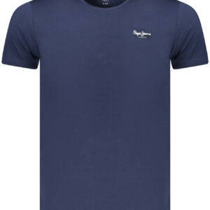 PEPE JEANS T-SHIRT MANICHE CORTE UOMO BLU