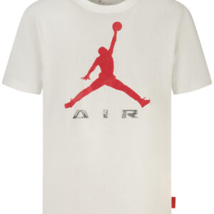 JORDAN T-SHIRT MANICHE CORTE BAMBINO BIANCO