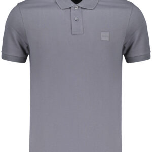 BOSS POLO MANICHE CORTE UOMO BLU