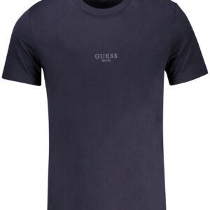 GUESS JEANS T-SHIRT MANICHE CORTE UOMO BLU