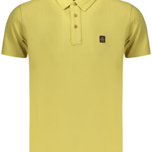 REFRIGIWEAR POLO MANICHE CORTE UOMO GIALLO