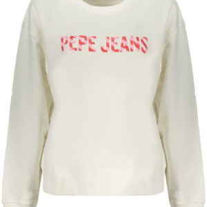 PEPE JEANS FELPA SENZA ZIP DONNA BIANCO