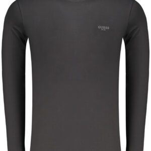 GUESS JEANS T-SHIRT MANICHE LUNGHE UOMO NERO