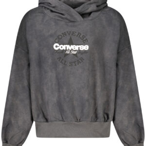 CONVERSE FELPA SENZA ZIP BAMBINA NERO