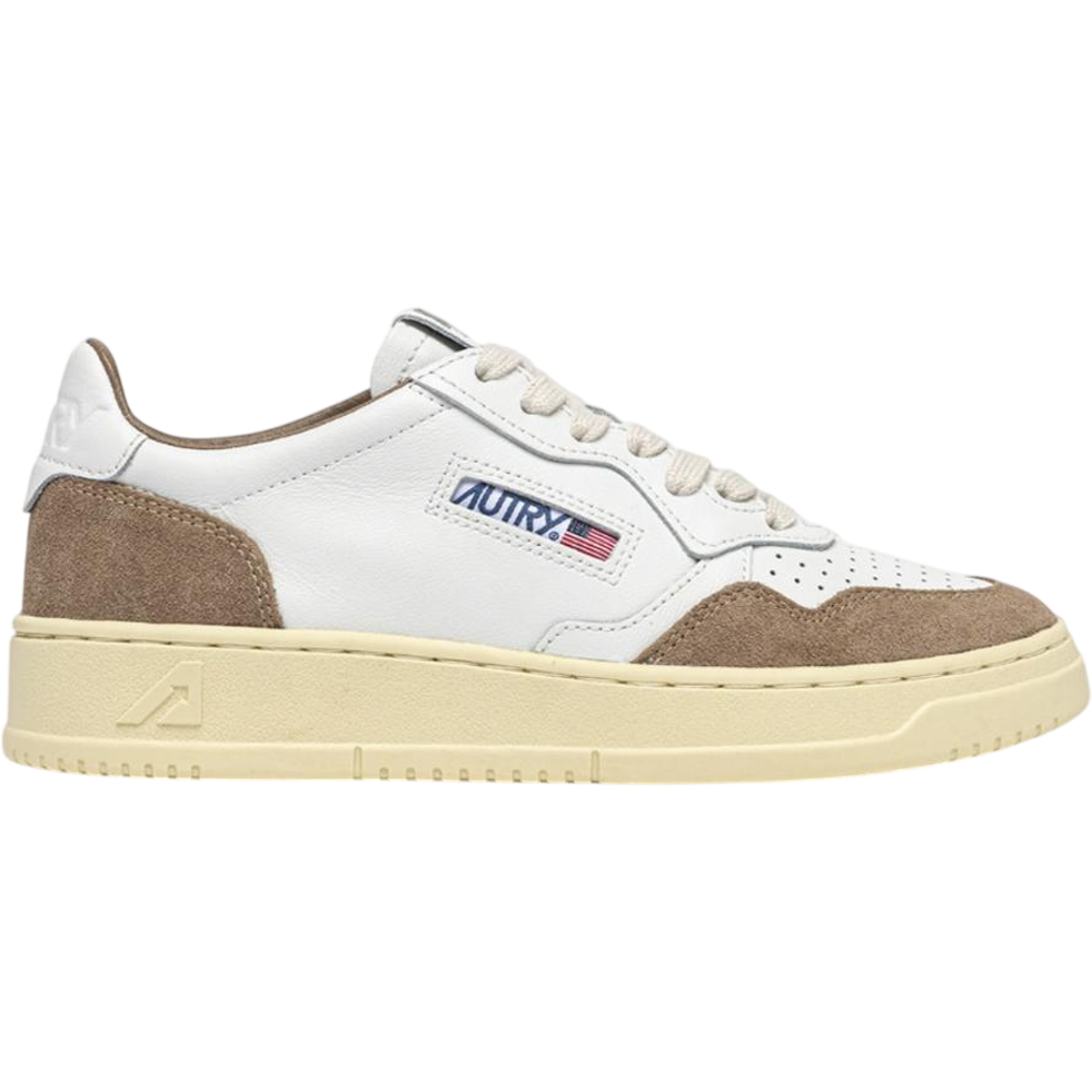 Autry Medalist Low White Antelope (Women's)