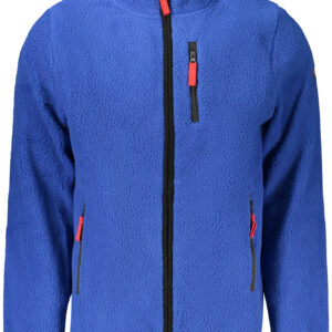 NORWAY 1963 FELPA CON ZIP UOMO BLU