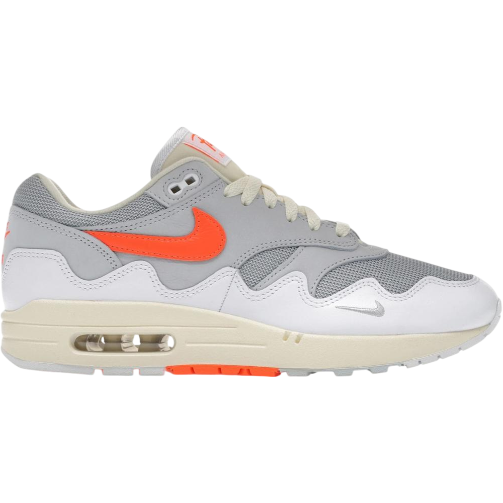 Nike Air Max 1 Patta Waves White Hyper Crimson (with bracelet)