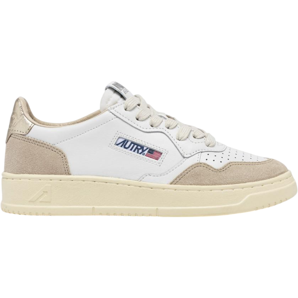 Autry Medalist Low White Gold (Women's)